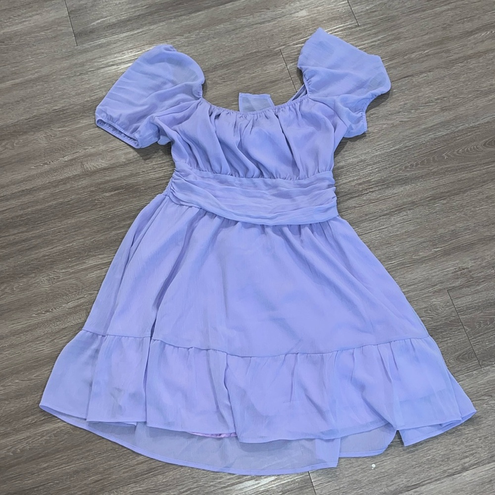 Lilac mini dress